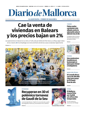 Cover of Diario de Mallorca