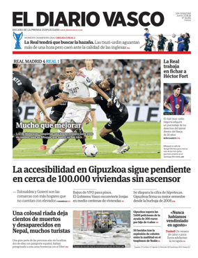 Cover of Diario Vasco (Alto Urola)