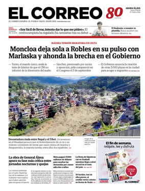 Cover of EL Correo (Alava)