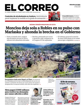 Cover of El Correo (Miranda de Ebro)