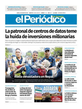 Cover of El Periodico Aragon
