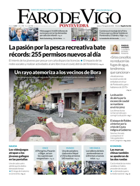 Cover of Faro de Vigo (Pontevedra)