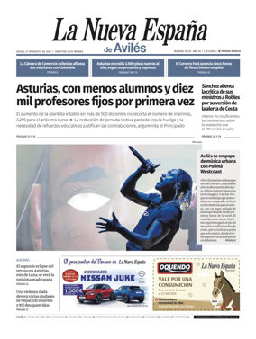 Cover of La Nueva Espana (Aviles)