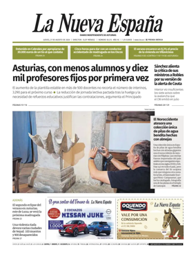 Cover of La Nueva Espana (Oriente)