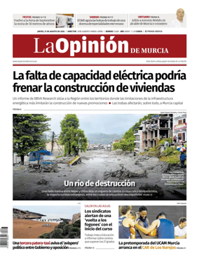 Cover of La Opinion de Murcia
