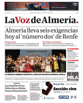 Cover of La Voz de Almeria
