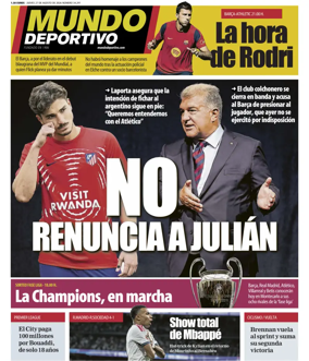 Cover of Mundo Deportivo (At. Madrid)