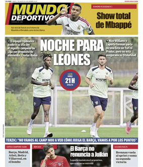Cover of Mundo Deportivo (Bizkaia-Araba)