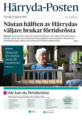 Cover of Harryda-Posten