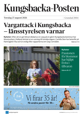 Cover of Kungsbacka-Posten