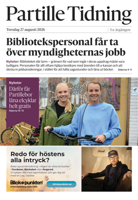Cover of Partille Tidning