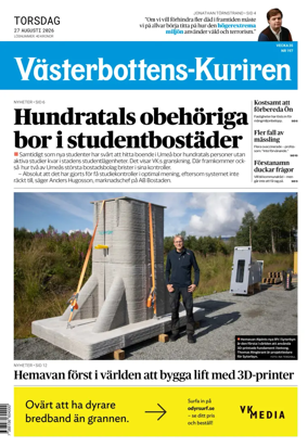 Cover of Vasterbottens-Kuriren