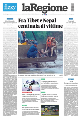 Cover of laRegione