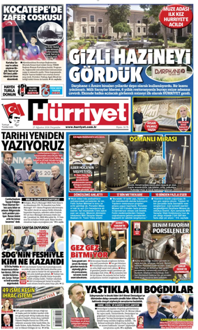 Cover of Hurriyet