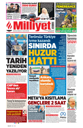Cover of Milliyet