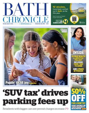 Cover of Bath Chronicle