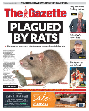 Cover of Blackpool Gazette