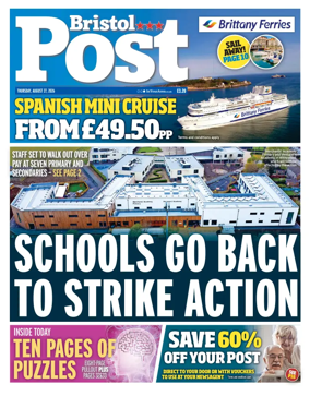 Cover of Bristol Post