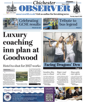 Cover of Chichester Observer
