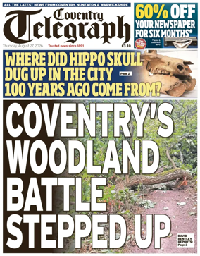 Cover of Coventry Telegraph