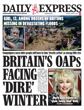 Cover of Daily Express