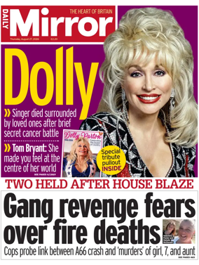 Cover of Daily Mirror