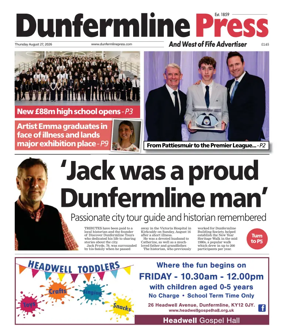 Cover of Dunfermline Press
