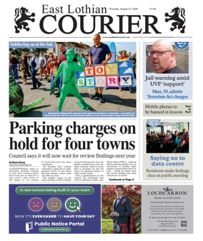 Cover of East Lothian Courier