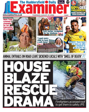 Cover of Huddersfield Daily Examiner