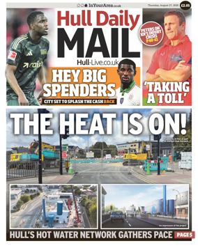 Cover of Hull Daily Mail