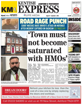 Cover of Kentish Express Ashford & District