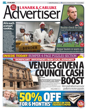 Cover of Lanark & Carluke Advertiser