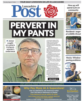 Cover of Lancashire Evening Post