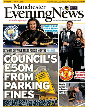 Cover of Manchester Evening News