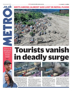 Cover of Metro (UK)