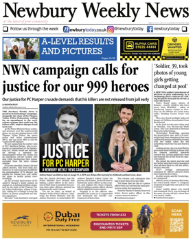 Cover of Newbury Weekly News