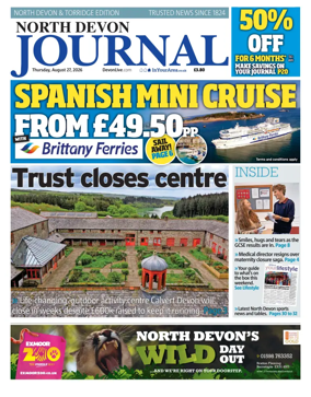Cover of North Devon Journal