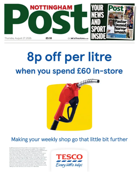 Cover of Nottingham Post