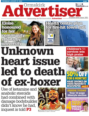 Cover of Ormskirk Advertiser