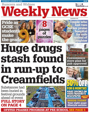 Cover of Runcorn & Widnes Weekly News