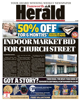 Cover of Tamworth Herald