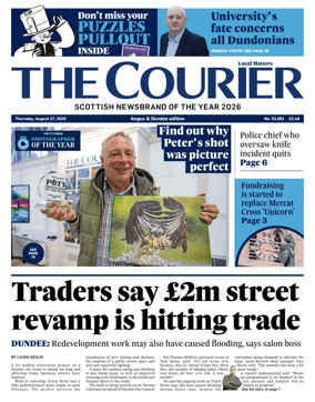 Cover of The Courier & Advertiser (Angus and Dundee)