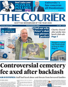 Cover of The Courier & Advertiser (Perth and Perthshire Edition)