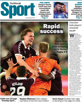 Cover of Herald Sport