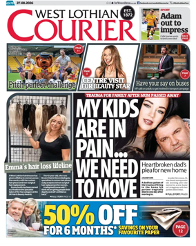 Cover of West Lothian Courier