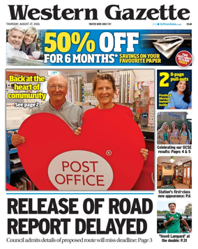 Cover of Western Gazette