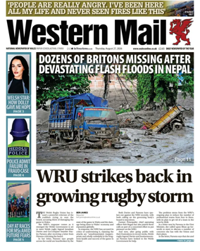 Cover of Western Mail