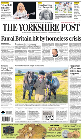 Cover of Yorkshire Post