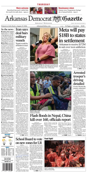 Cover of Arkansas Democrat-Gazette