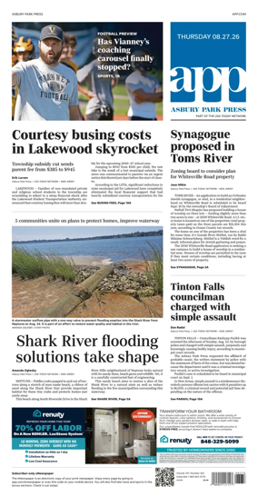 Cover of Asbury Park Press